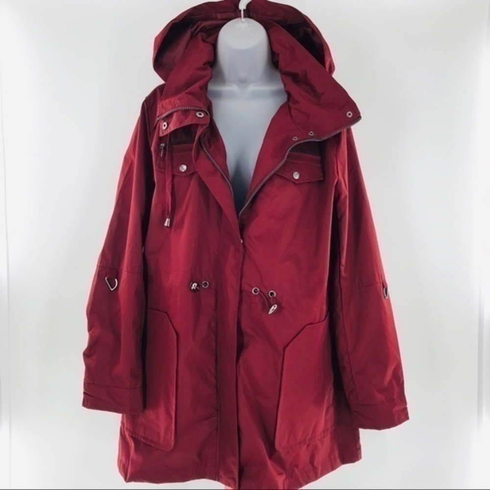 YOKI PLUS SIZE ANORAK WATER TRENCH JACKET